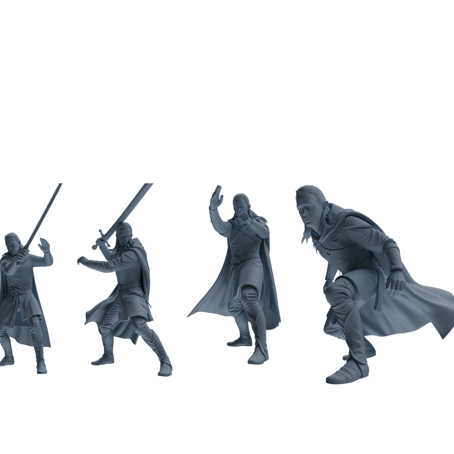MRY-SFW SSTR309 Medieval Elf-King Battle 2 Four-Person Group
