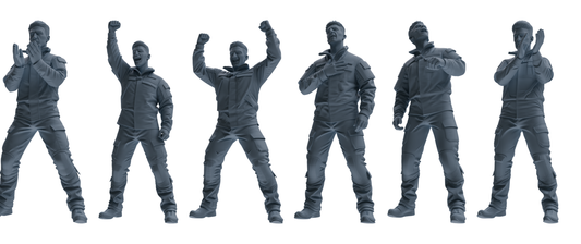 MRY-SFW LYGR697 Modern U.S. Military Six-Person Entertainment Group