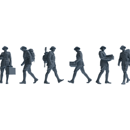 MRY-SFW LYGR598 Historical WWII British Army Six-Person Carrying Group