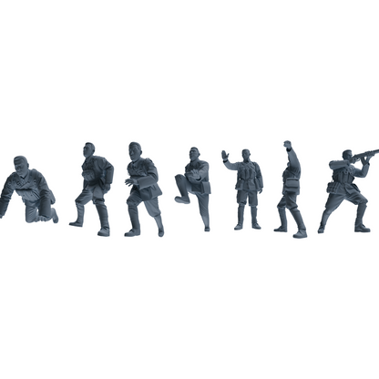 MRY-SFW LYGR609 Historical People's Liberation Army Seven-Person Battle Group