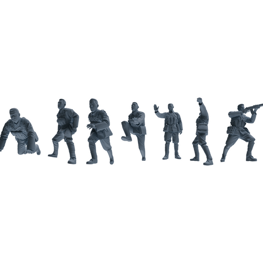 MRY-SFW LYGR609 Historical People's Liberation Army Seven-Person Battle Group