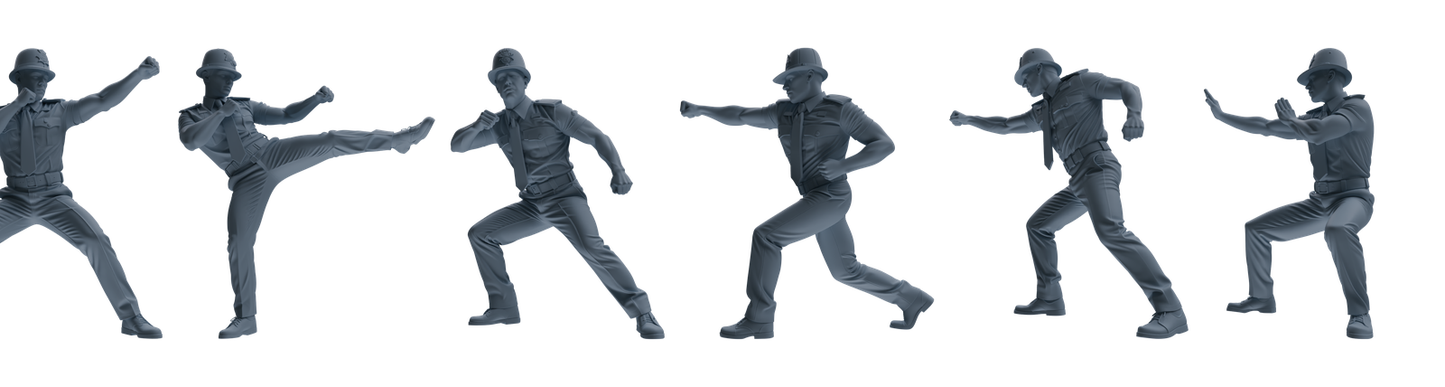 MRY-SFW LYGR800 Modern British Police Six-Person Combat Group
