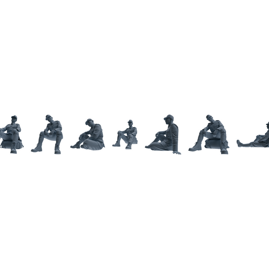 MRY-SFW LYGR634 WWII Japanese Army Seven-Person Rest
