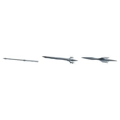 MRY-SFW LYGS446 Multi-style Long Arrow Weapon Modern Model 3 pcs