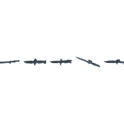 MRY-SFW LYGS400 Dragon Head Shaped Knife Weapon Modern Model 5 pcs