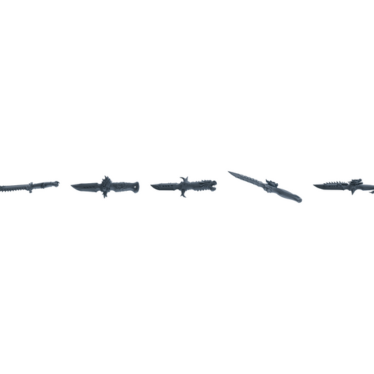 MRY-SFW LYGS400 Dragon Head Shaped Knife Weapon Modern Model 5 pcs