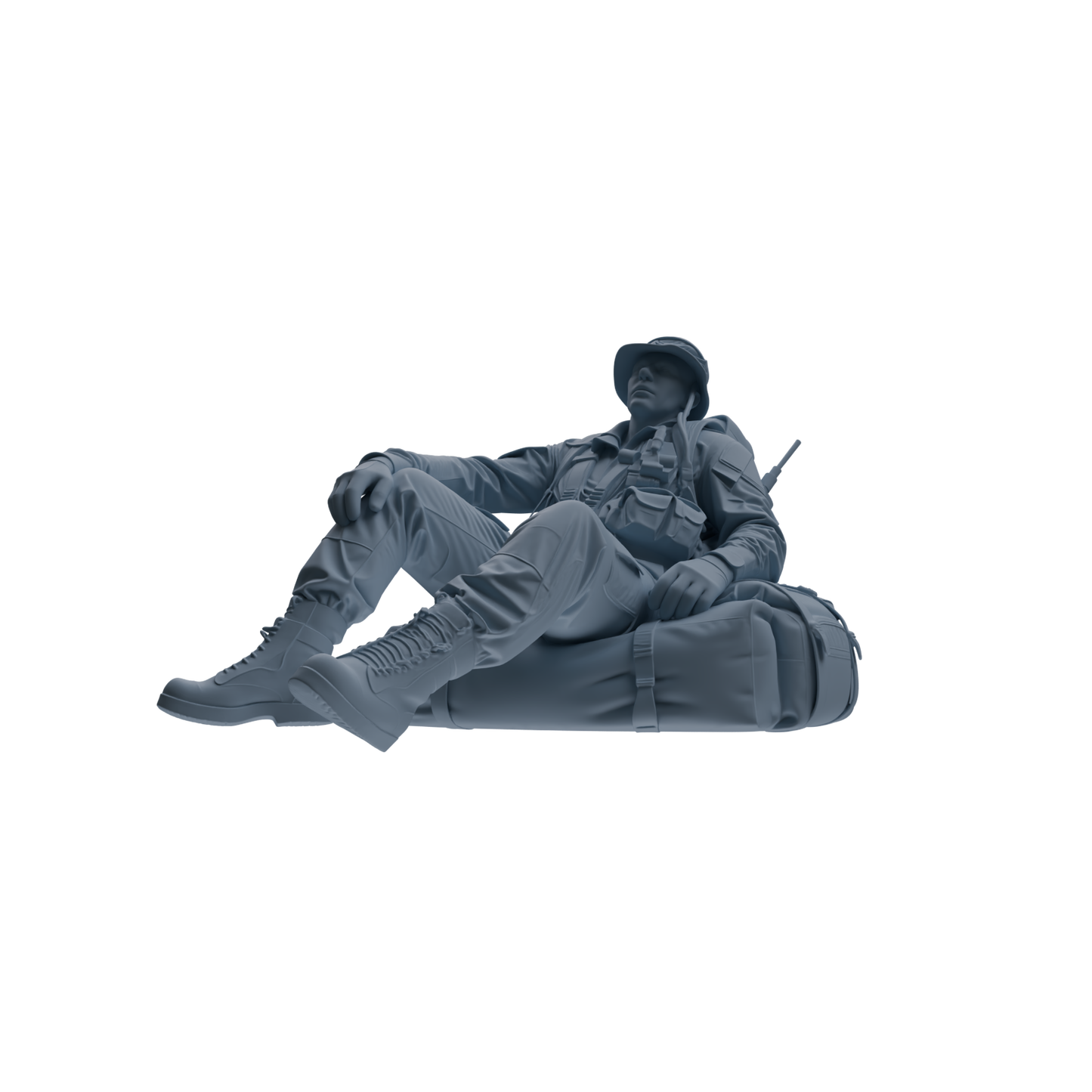 MRY-SFW SSTR142 Miniatures Soldier Model Kit War of Hyenas Modern Canadian Army Four-Person Rest Group