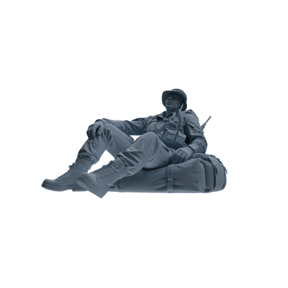 MRY-SFW SSTR142 Miniatures Soldier Model Kit War of Hyenas Modern Canadian Army Four-Person Rest Group