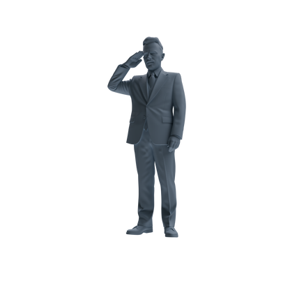 MRY-SFW SSTR117 Miniatures Soldier Model Kit Boston Attack Modern Boston Police Four-Person Saluting Group 1