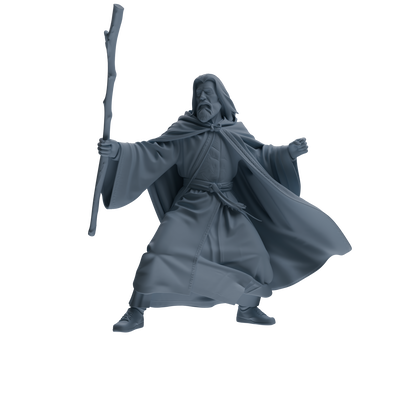 MRY-SFW SSTR293 Medieval Merlin Wizard Garrison Four-Person Group