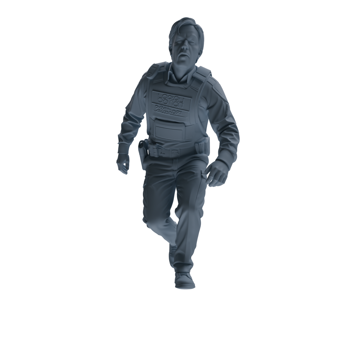 MRY-SFW SSTR113 Miniatures Soldier Model Kit Boston Attack Modern Boston Police Four-Person Arrest Group 2