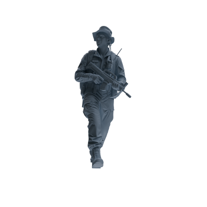MRY-SFW SSTR144 Miniatures Soldier Model Kit War of Hyenas Modern Canadian Army Four-Person Patrol Group