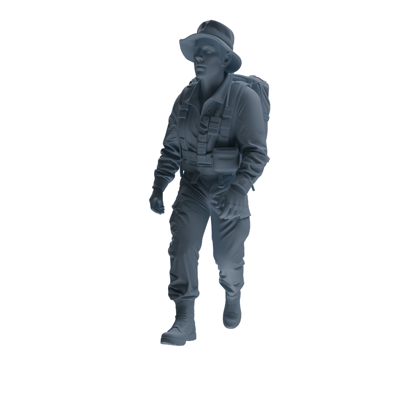 MRY-SFW SSTR138 Miniatures Soldier Model Kit War of Hyenas Modern Canadian Army Four-Person Hiking Group