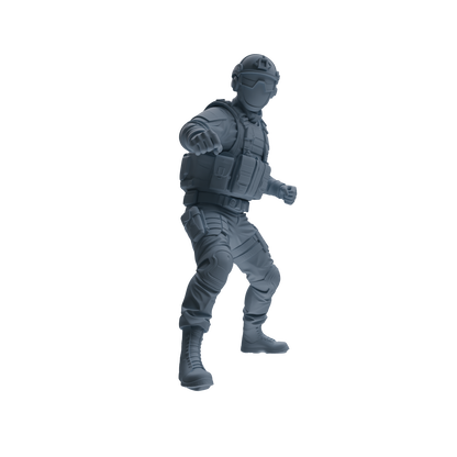 MRY-SFW SSTR346 Modern American Mercenary Combat Four-Person Group