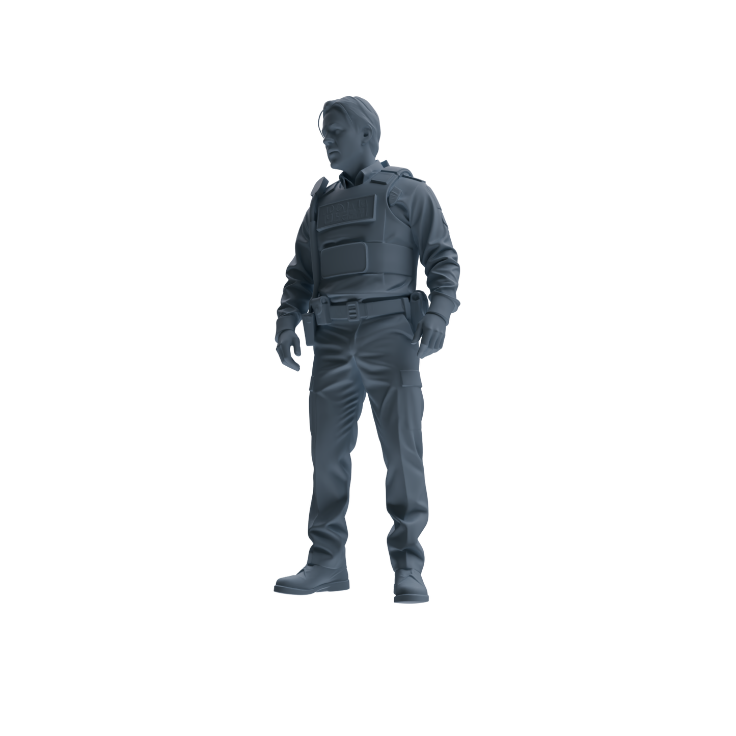 MRY-SFW SSTR115 Miniatures Soldier Model Kit Boston Attack Modern Boston Police Four-Person Conversation Group