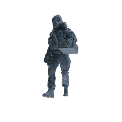 MRY-SFW SSTR311  Modern Counter-Terrorism SWAT Breacher Logistics Four-Person Group