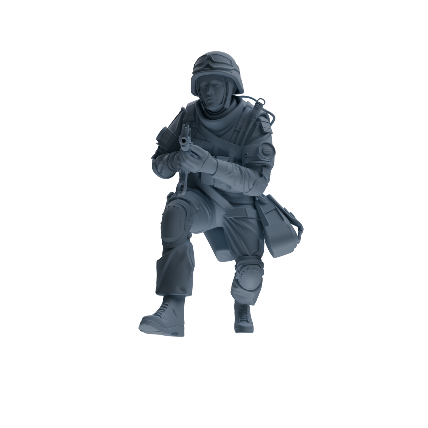 MRY-SFW SSTR327 Modern Counter-Terrorism SWAT Fire Support Operator Combat 3 Four-Person Group