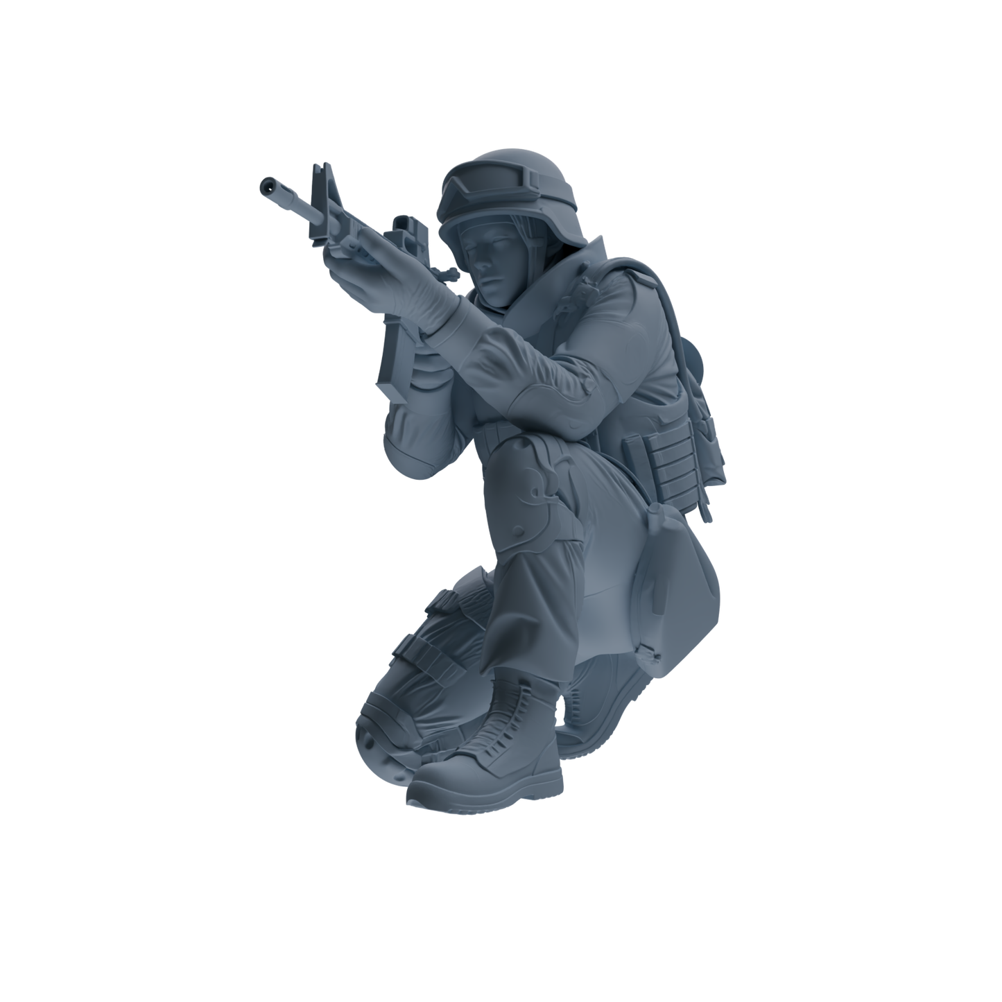 MRY-SFW SSTR336 Modern Counter-Terrorism SWAT Fire Support Operator Combat 2 Four-Person Group