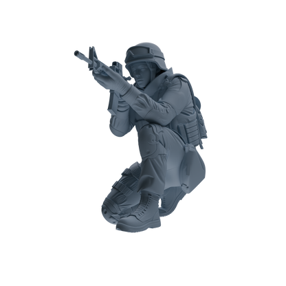 MRY-SFW SSTR336 Modern Counter-Terrorism SWAT Fire Support Operator Combat 2 Four-Person Group