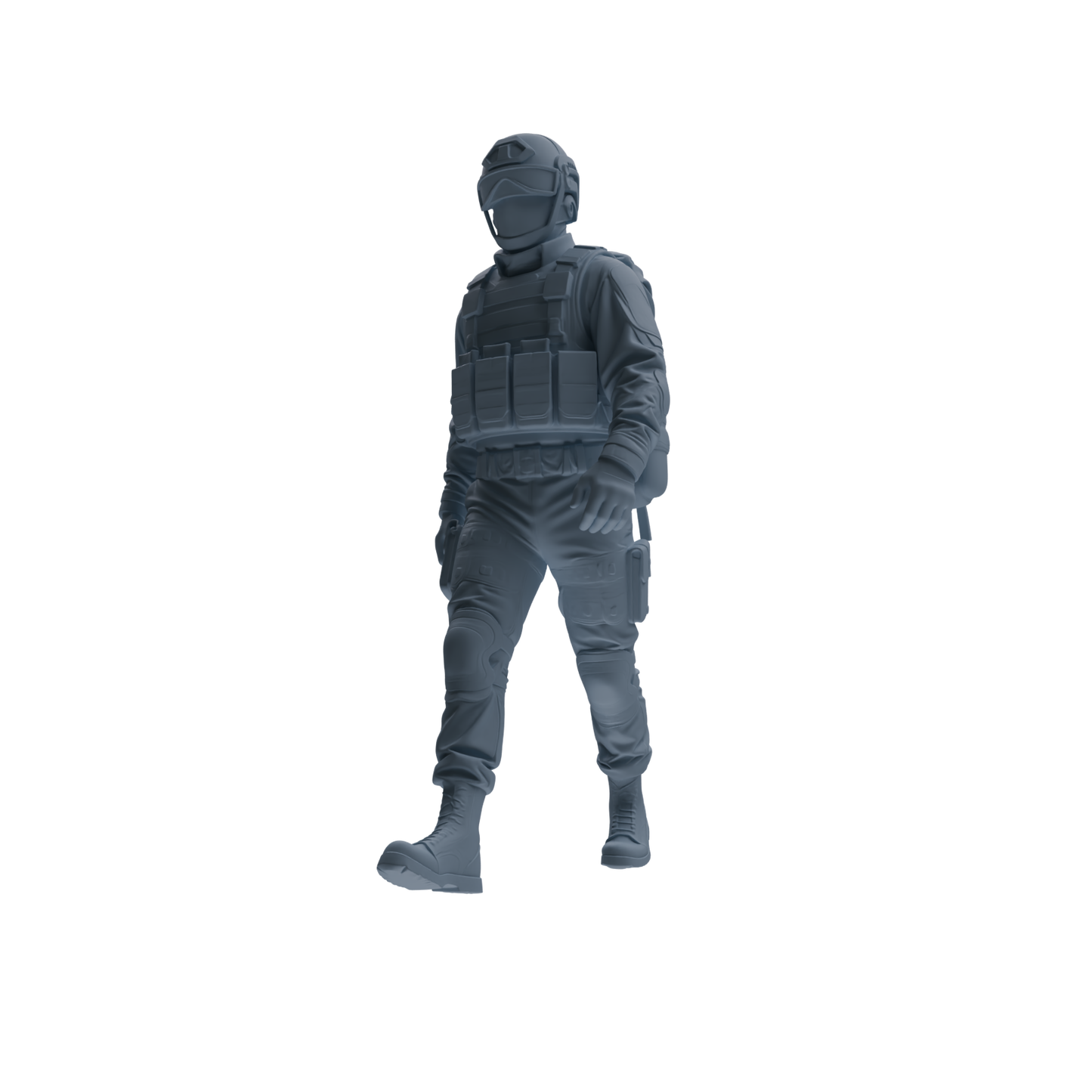 MRY-SFW SSTR345 Modern American Mercenary Carrying 2 Four-Person Group