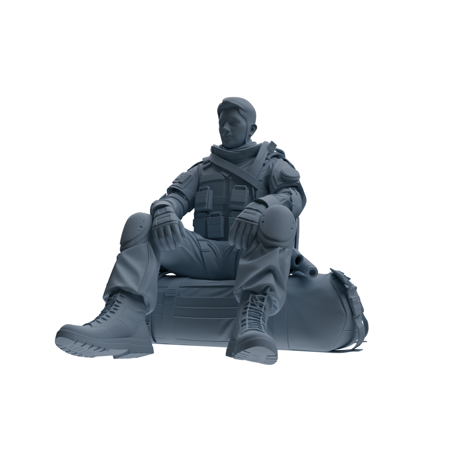 MRY-SFW SSTR333 Modern Counter-Terrorism SWAT Fire Support Operator Rest 3 Four-Person Group