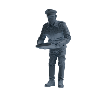 MRY-SFW SSTR253 WWI British Army Logistics Soldier Picnic Four-Person Group