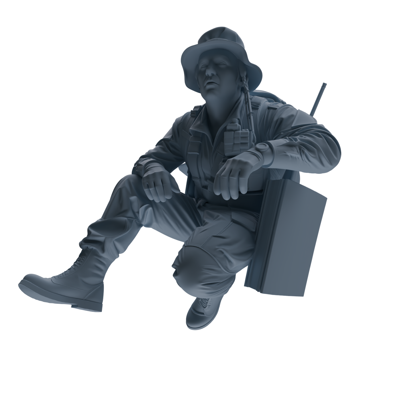 MRY-SFW SSTR136 Miniatures Soldier Model Kit War of Hyenas Modern Canadian Army Four-Person Ambush Group
