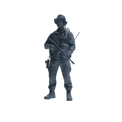 MRY-SFW SSTR148 Miniatures Soldier Model Kit War of Hyenas Modern Canadian Army Four-Person Garrison Group