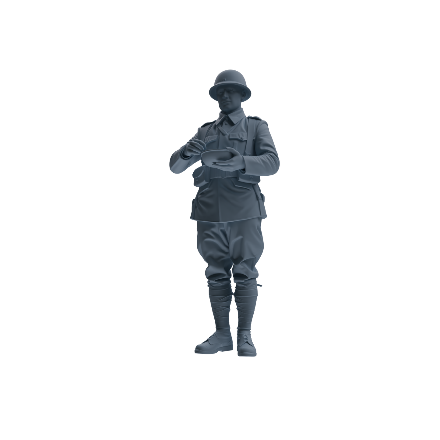 MRY-SFW SSTR266 WWI U.S. Army Logistics Soldier Picnic Four-Person Group