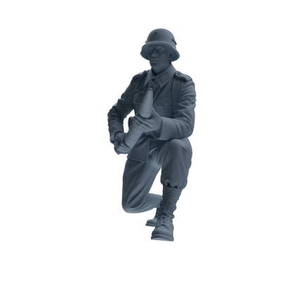 MRY-SFW SSTR223 WWII French Army Logistics Soldier Combat Readiness Four-Person Group