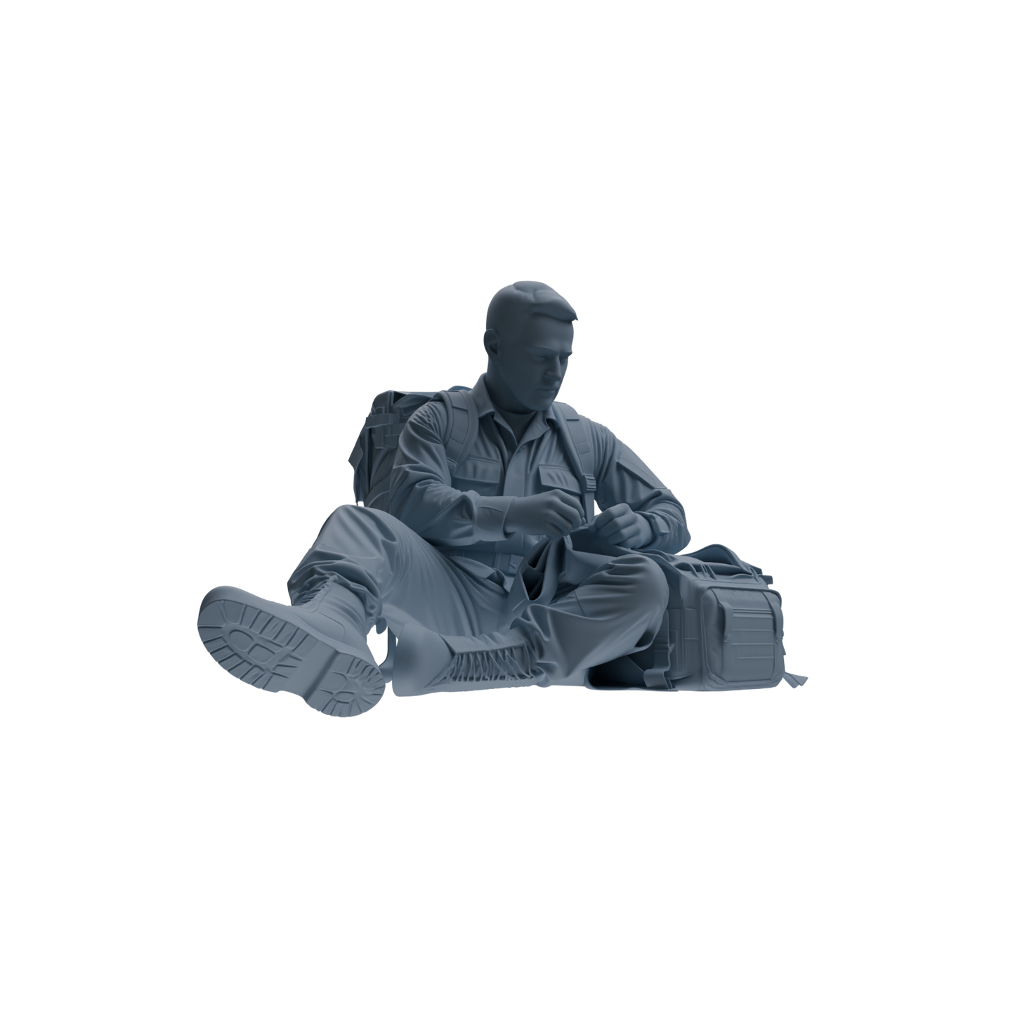 MRY-SFW SSTR132 Miniatures Soldier Model Kit War of Hyenas Modern Canadian Army Four-Person Logistics Group
