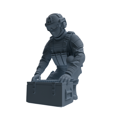 MRY-SFW SSTR357 Modern American Mercenary Combat Readiness Four-Person Group