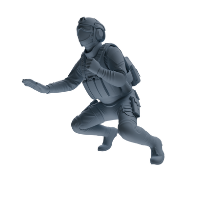 MRY-SFW SSTR361  Modern American Mercenary Combat 2 Four-Person Group