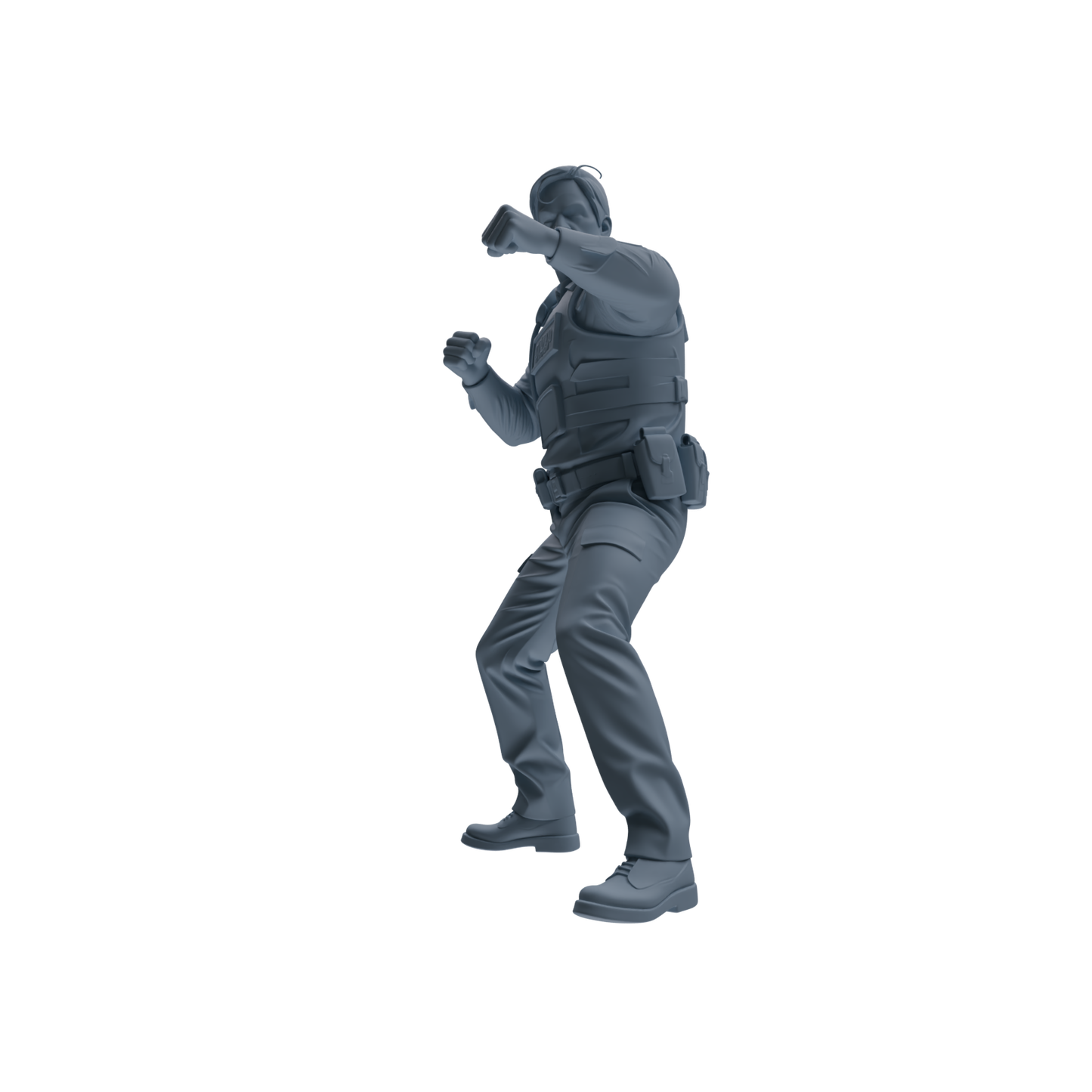 MRY-SFW SSTR112  Miniatures Soldier Model Kit Boston Attack Modern Boston Police Three-Person Arrest Group