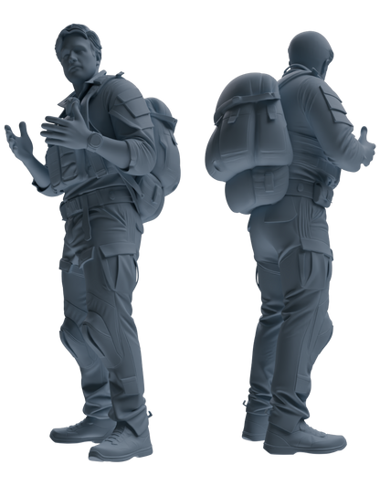 MRY-SFW SSTR010  Modern Navy SEAL Six-Person Conversation Group
