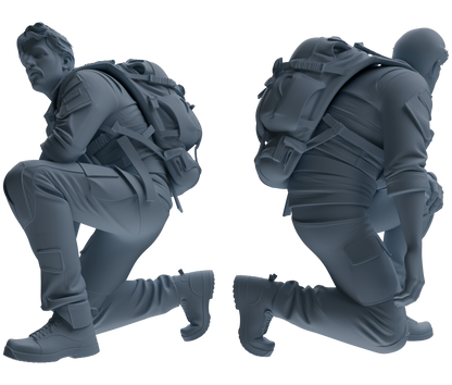 MRY-SFW SSTR015 Miniatures Soldier Model Kit Modern Navy SEAL Six-Person Ambush Group