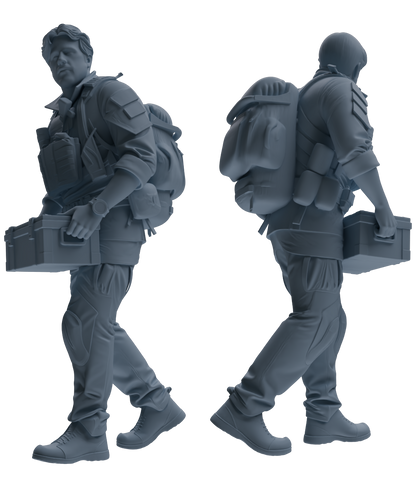 MRY-SFW SSTR009  Modern Navy SEAL Six-Person Logistics Group