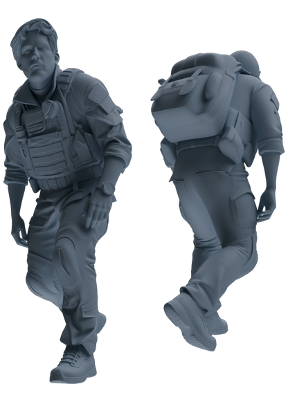 MRY-SFW SSTR011  Miniatures Soldier Model Kit Modern Navy SEAL Six-Person Assault Group
