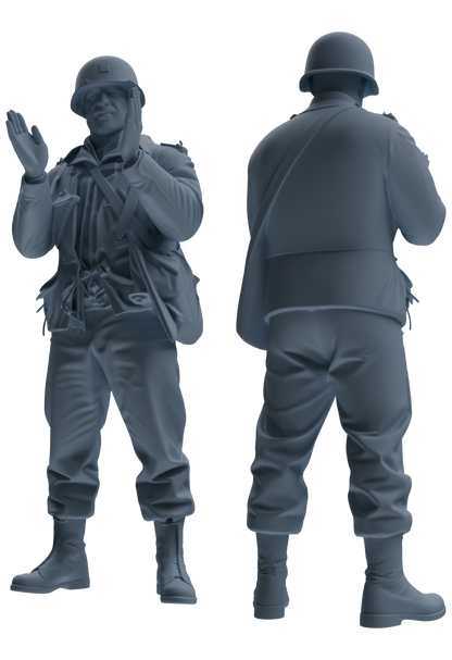 MRY-SFW SSTR065 Miniatures Soldier Model Kit Saving Ryan in Normandy WWII U.S. Army Six-Person Singing Group