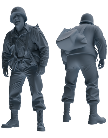 MRY-SFW SSTR066 Miniatures Soldier Model Kit Saving Ryan in Normandy WWII U.S. Army Six-Person Horseplay Group