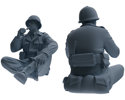 MRY-SFW SSTR053 Miniatures Soldier Model Kit Hacksaw Ridge Rescue Story WWII U.S. Army Six-Person Eating Group
