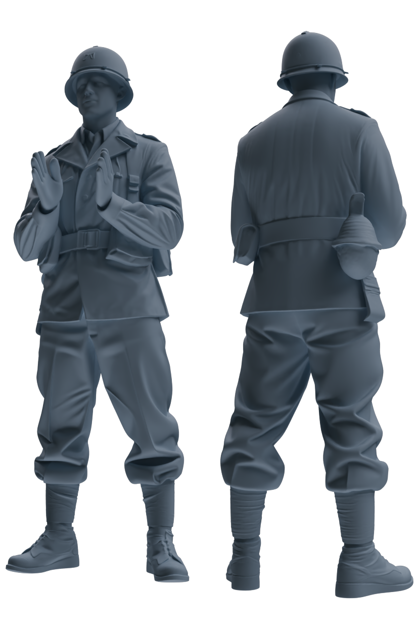 MRY-SFW SSTR056 Miniatures Soldier Model Kit Hacksaw Ridge Rescue Story WWII U.S. Army Six-Person Triumphant Return Group