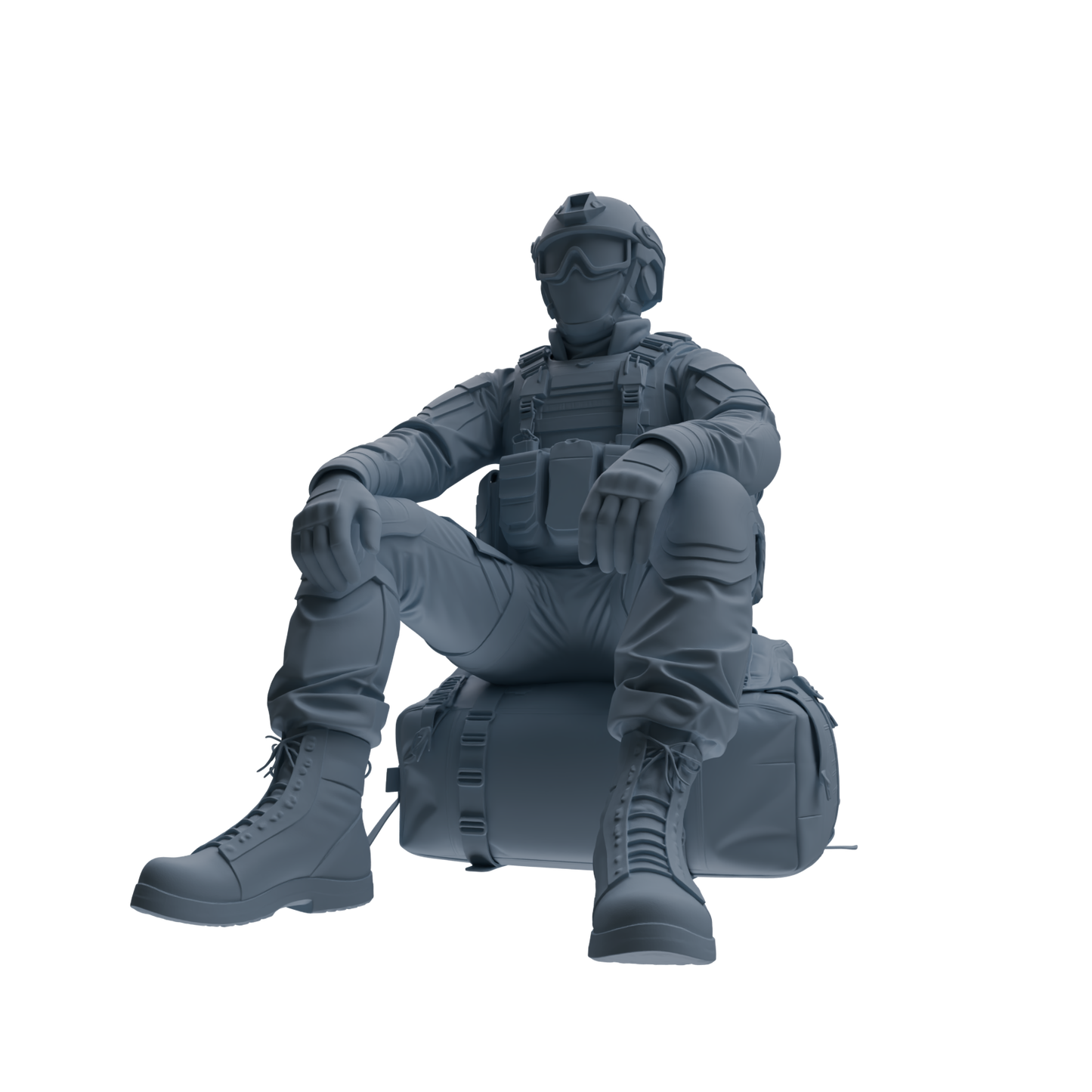 MRY-SFW SSTR353 Modern American Mercenary Rest 3 Four-Person Group