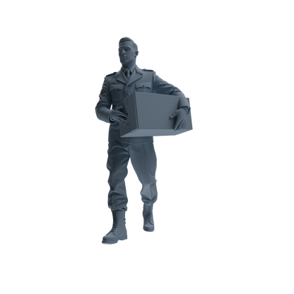 MRY-SFW SSTR233 Modern German Army Logistics Soldier Logistics Four-Person Group