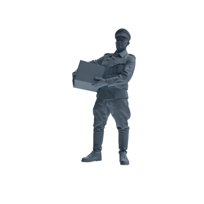 MRY-SFW SSTR256 WWI German Army Logistics Soldier Logistics Four-Person Group