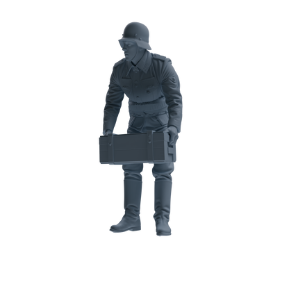 MRY-SFW SSTR218 WWII German Army Logistics Soldier Logistics Four-Person Group