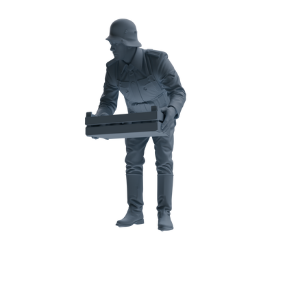 MRY-SFW SSTR231 WWII British Army Logistics Soldier Picnic Four-Person Group