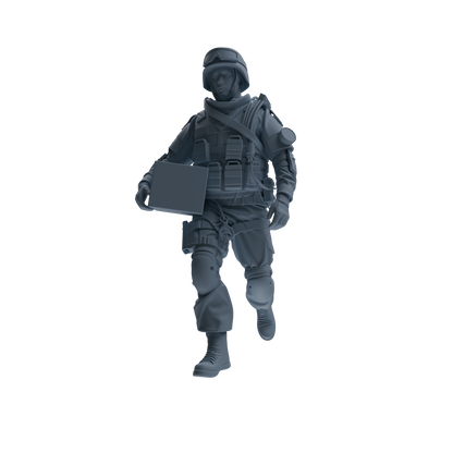 MRY-SFW SSTR326 Modern Counter-Terrorism SWAT Suppressor Logistics Four-Person Group
