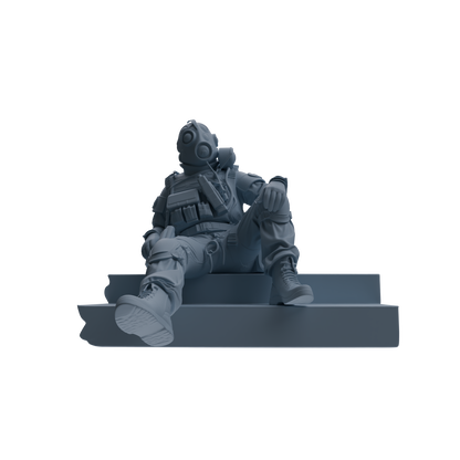 MRY-SFW SSTR338 Modern Counter-Terrorism SWAT Breacher Rest 2 Four-Person Group