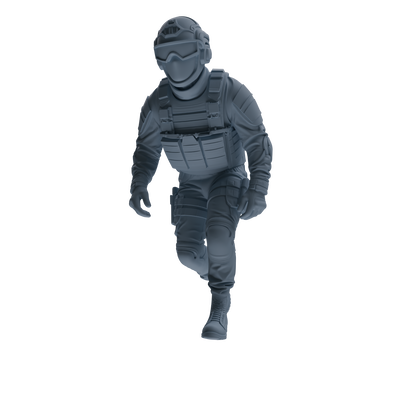 MRY-SFW SSTR361  Modern American Mercenary Combat 2 Four-Person Group